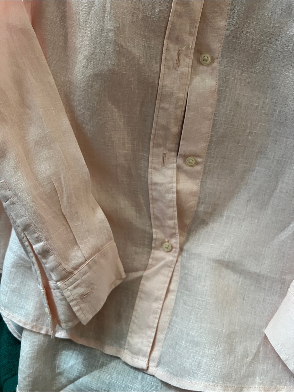 GAP Pale Pink Relaxed Button-Down Shirt - Picture 4 of 7